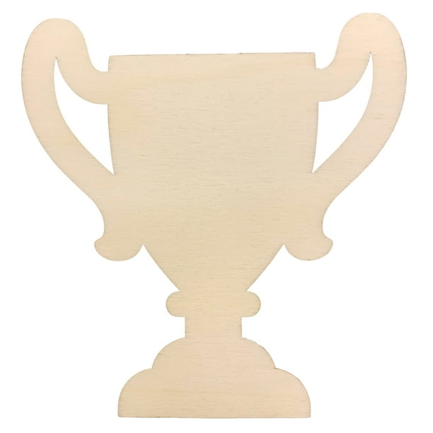 BestPysanky Awareness Ribbon Unfinished Wooden Shape Craft Cutout DIY Unpainted 3D Plaque 6 Inches
